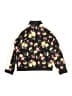 Zella 100% Polyester Floral Black Track Jacket Size 8 - 10 - photo 2
