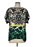 Alfani Green Short Sleeve Blouse Size L - photo 1
