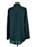 Chico's 100% Polyester Solid Teal Long Sleeve Blouse Size M - photo 2
