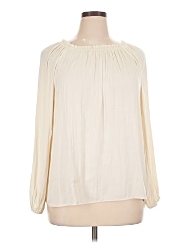 Ann Taylor Factory Long Sleeve Blouse (view 1)