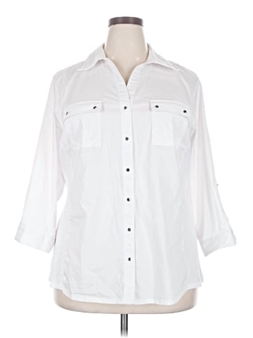Zac & Rachel 3/4 Sleeve Button-Down Shirt (view 1)
