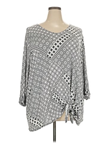 Croft & Barrow 3/4 Sleeve Blouse (view 1)