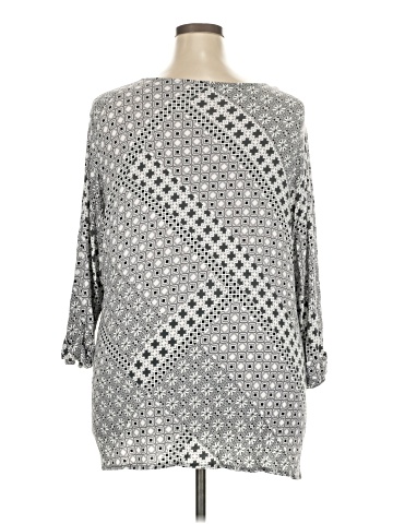 Croft & Barrow 3/4 Sleeve Blouse (view 2)