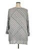 Croft & Barrow Gray 3/4 Sleeve Blouse Size 3X - photo 2