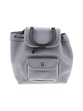 coach grey leather backpack Hitch in Signature – Club de Mode resistant crossgrain leather and our Signature canvas Leather coach backpack - Gem