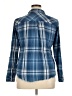 Westport 100% Cotton Plaid Blue Long Sleeve Button-Down Shirt Size XL - photo 2
