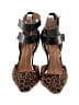 Jessica Simpson Animal Print Brown Heels Size 9 1/2 - photo 2