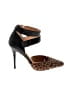Jessica Simpson Animal Print Brown Heels Size 9 1/2 - photo 1