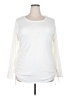 No Comment Ivory Long Sleeve Top Size 3X - photo 1