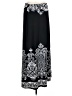 Venus Paisley Black Casual Skirt Size L - photo 1