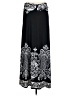 Venus Paisley Black Casual Skirt Size L - photo 2