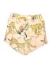 LAS SUREÑAS Animal Print Gold Shorts Size XL - photo 2
