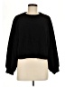 Audrey 3+1 100% Polyester Solid Black Pullover Sweater Size M - photo 1