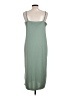 H&M 100% Polyester Solid Green Casual Dress Size L - photo 2