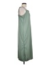H&M 100% Polyester Solid Green Casual Dress Size L - photo 4
