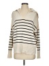 Zara Stripes Ivory Pullover Sweater Size S - photo 1