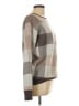 Cynthia Rowley TJX Checkered-gingham Brown Pullover Sweater Size L - photo 4