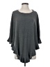 Karen Scott Gray Poncho Size S - photo 1