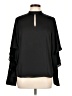 Elie Tahari 100% Polyester Black 3/4 Sleeve Blouse Size L - photo 1