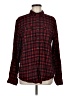 George Plaid Red Long Sleeve Button-Down Shirt Size M - photo 1