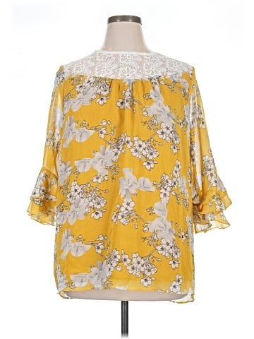 Suzanne Betro 3/4 Sleeve Blouse (view 1)