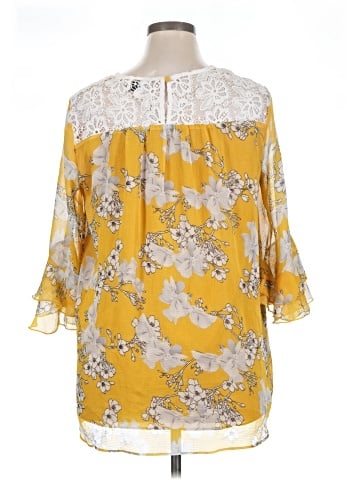 Suzanne Betro 3/4 Sleeve Blouse (view 2)