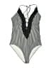 Cupshe Tweed Silver One Piece Swimsuit Size L - photo 1