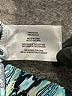 Wildfox 100% Rayon Chevron-herringbone Teal Shorts Size Lg (3 or L) - photo 4