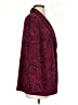 Susan Graver Paisley Burgundy Blazer Size S - photo 4