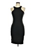 Aqua Solid Black Cocktail Dress Size M - photo 1