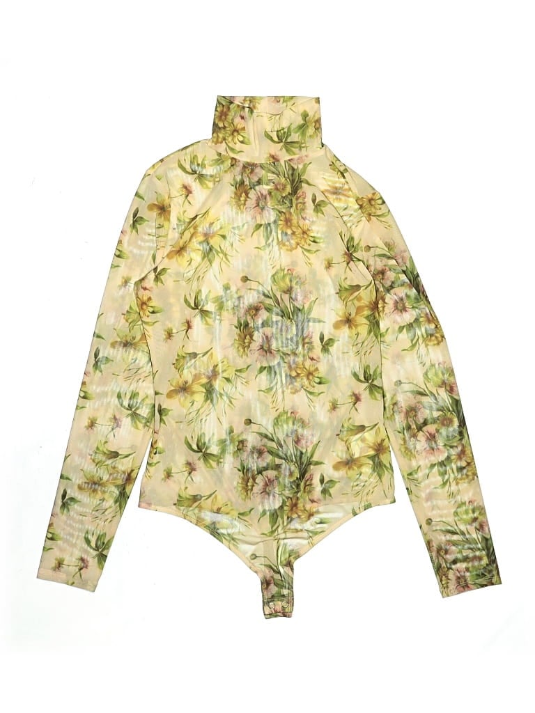 Express Long Sleeve Blouse In Yellow