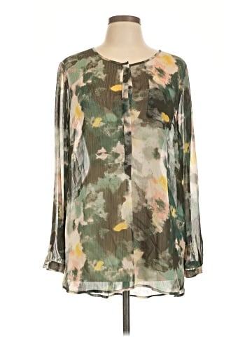 Merona Long Sleeve Blouse (view 1)