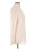 Amaryllis 100% Polyester Stripes Ivory Long Sleeve Blouse Size L - photo 4