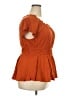 Torrid Orange Short Sleeve Blouse Size 2X Plus (2) - photo 4