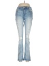 BKE Hearts Blue Jeans Size 29 waist - photo 1