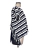 Maeve 100% Polyester Stripes Blue Short Sleeve Top Size L - photo 4