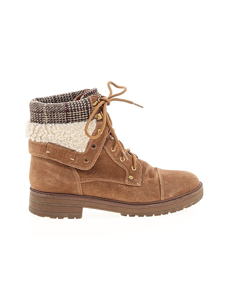 Pre-owned Tommy Hilfiger Ankle Boots In Brown