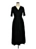 MSK Solid Black Casual Dress Size XL - photo 1