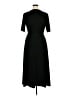 MSK Solid Black Casual Dress Size XL - photo 2