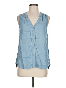 Holding Horses Sleeveless Button Down Shirt