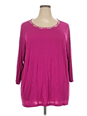 Jaclyn Smith 3/4 Sleeve T-Shirt (view 1)