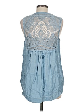 Holding Horses Sleeveless Button-Down Shirt (view 2)
