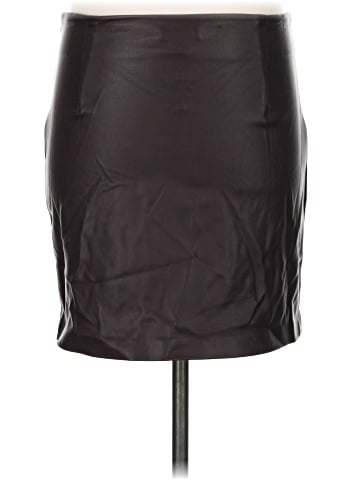 Topshop Faux Leather Skirt (view 2)