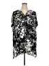Sejour 100% Polyester Black Short Sleeve Blouse Size 3X - photo 1