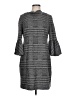 Calvin Klein Tweed Gray Casual Dress Size 10 - photo 1