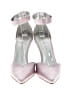 BCBGirls 100% Leather Color Block Purple Pink Heels Size 6 - photo 2