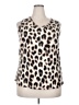 Emery Rose Ivory Sleeveless Blouse Size 1X - photo 1
