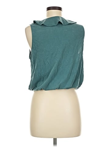 Green Envelope Sleeveless Blouse (view 2)