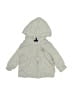 Carter's 100% Cotton Gray Zip Up Hoodie 0-3 MO / 3 MO - photo 1