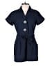 Zara Basic Solid Blue Romper Size XS - photo 1